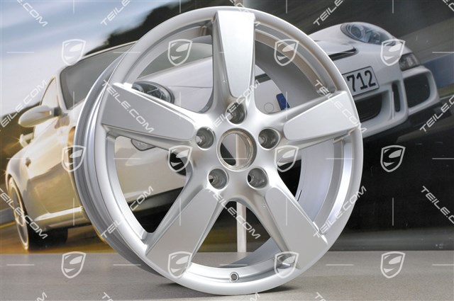 19-inch Cayman S wheel set, 8J x 19 x ET 57 + 9,5J x 19 x ET 45