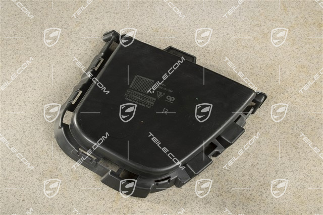 Air duct closed, black, R