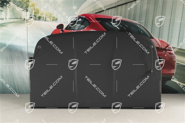 Coupe, Kofferraumabdeckung / Hutablage, Schwarz