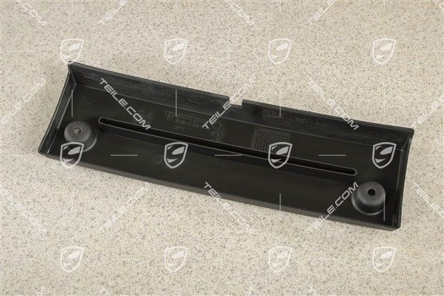 Front bumper licence plate support / holder