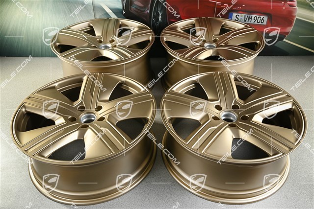 22" Macan Exclusive Design Felgensatz, 9J x 22 ET29 + 11J x 22 ET47, neodyme