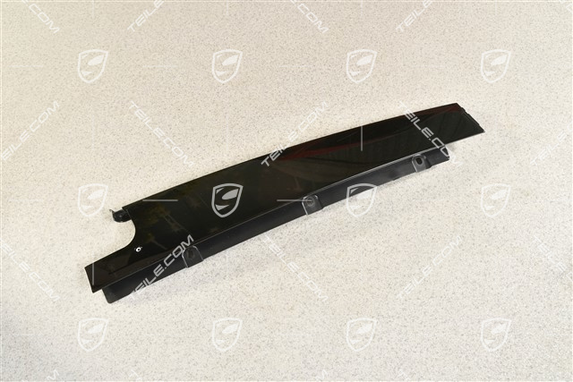 Coupe, B-pillar outer cover, Rear, Black, L