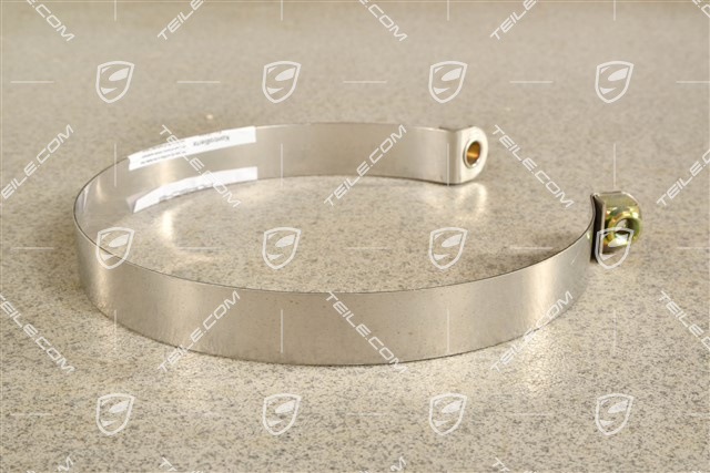 Exhaust tensioning / restraining strap / clamp, L=R