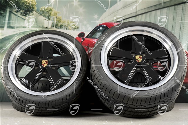 19" Sommerräder Satz "911 Sport Classic", Felgen 8,5J x 19 ET55 + 11,5J x 19 ET67, Michelin Reifen 235/35 ZR19 + 305/30 ZR19