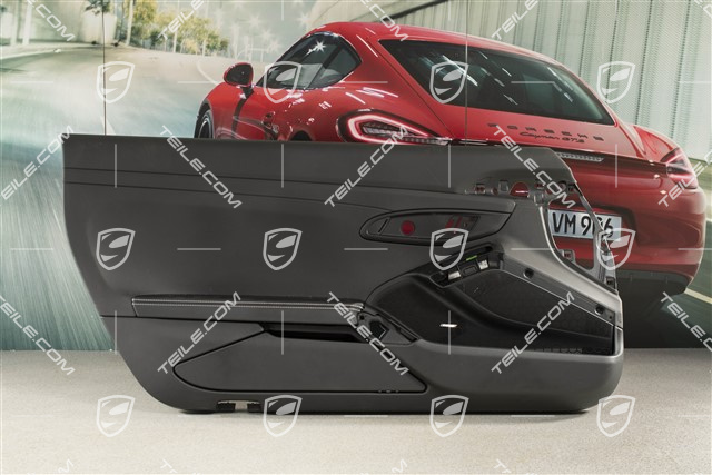 Türverkleidung ohne Zierleiste, Kunstleder, Schwarz, Bose, 911T, L