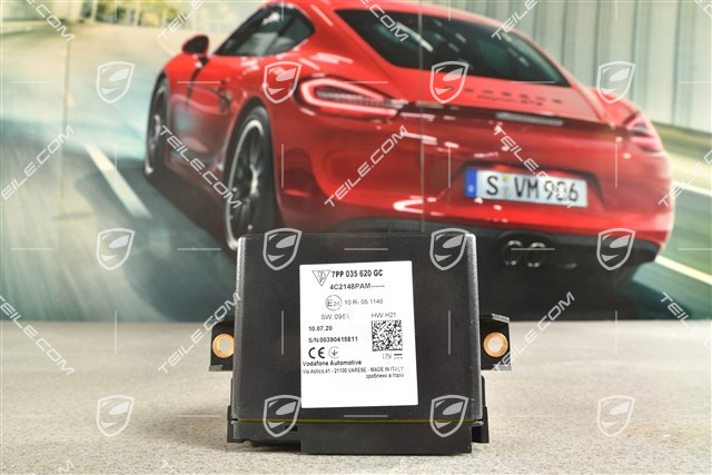 Control unit, VTS vehicle tracking / Porsche Car Connect