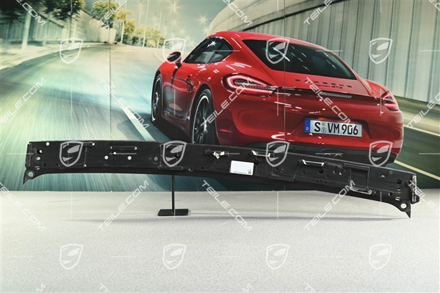 Leiste / Abdeckung Heckklappe, Satinschwarz, Rückfahrkamera