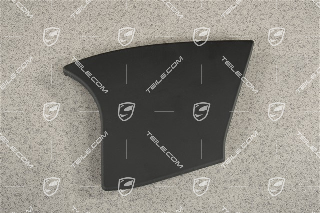 Centre console / tunnel cover, Lateral, Black, Cabrio, R