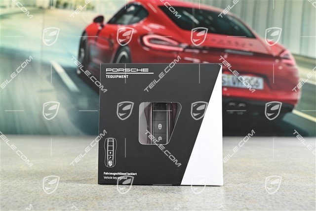 Vehicle key side faces / Key cap, Painted / lacquered, set Frozenberry metallic