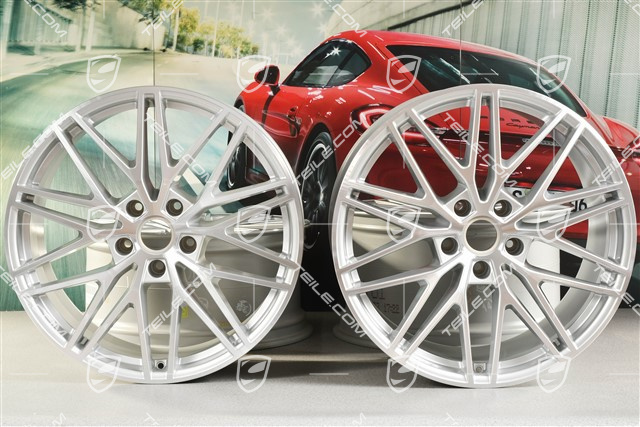 21" Komplet felg Cayenne RS Spyder Design, 11J x 21 ET49 + 9,5J x 21 ET46