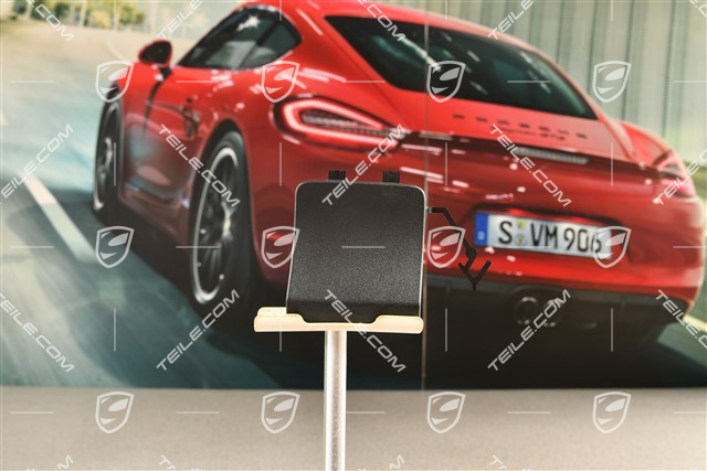 Zaślepka haka holowniczego, tył, czarny mat, R