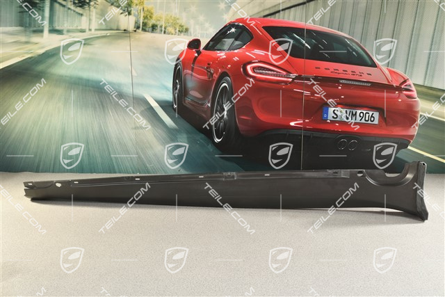 Schwellerblende, satin schwarz, GTS / GT2 / GT2 RS / GT3 RS, R