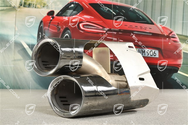 2,0L, Tail pipe, Black, L