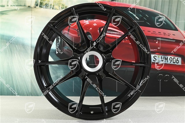 19" Felga GT3 RS 4.0, GT2 RS, centralna śruba, 9J x 19 ET47, czarna