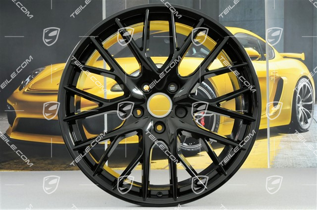 21" Felga Panamera Sport Design, 10,5J x 21 ET71, do kół zimowych, czarny