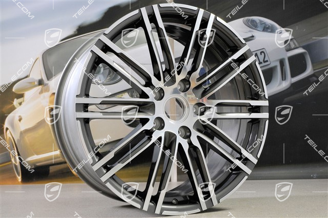 20" Komplet felg Turbo III, felgi przednie 9,5 J x 20 ET 65 + tylne 11 J x 20 ET 68