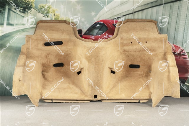 Coupe / Targa, Sitzmulde, Klebeteppich, Sandbeige