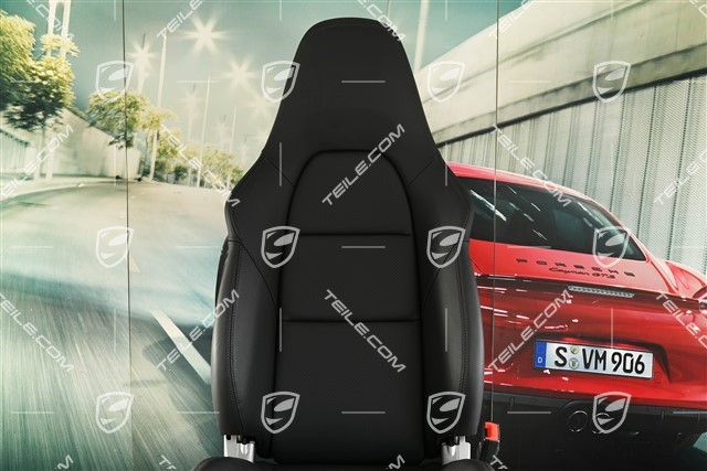 Sportsitz, manuell und elektrisch verstellbar, 4-fach, belüftet, Leder, schwarz, R