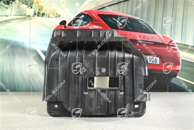 2,0L, Unterbodenverkleidung zwischen Motor und Getriebe