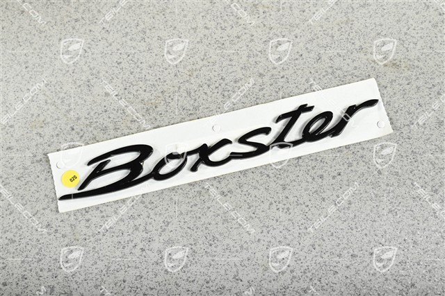 Schriftzug Dekorschriftzug Boxster, Hochglanz Schwarz
