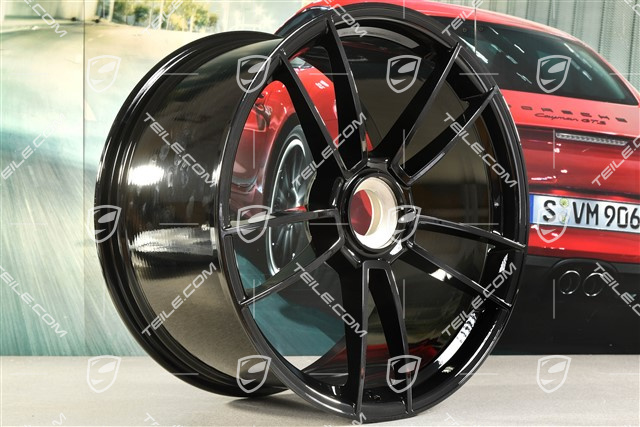 21-inch Turbo S wheel rim, 11,5J x 21 ET67, black high gloss
