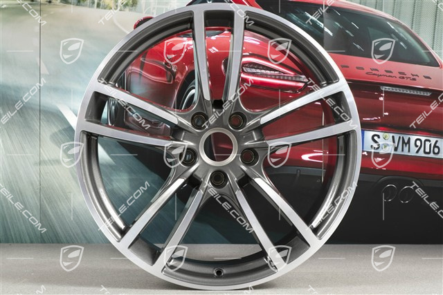 21" Felga Cayenne Turbo, 9,5J x 21 ET46, Titanium