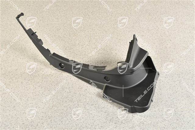 Targa top, storage cover lining, lateral, Black, R