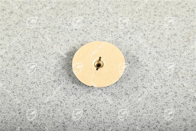 Front axle fixed caliper brake pad mouting / brake damper plate, 36mm, L=R
