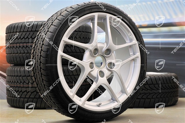19" Winterräder, Carrera S II, Felgen 8J x 19 ET57 + 11J x 19 ET 51 + NEUE Winterreifen 235/35 R19 + 295/30 R19, RDK-Sensoren 433MHz