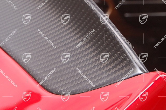 GT2 / GT2 RS Rear spoiler set (engine lid, wing, CARBON lip spoiler), incl. small pieces