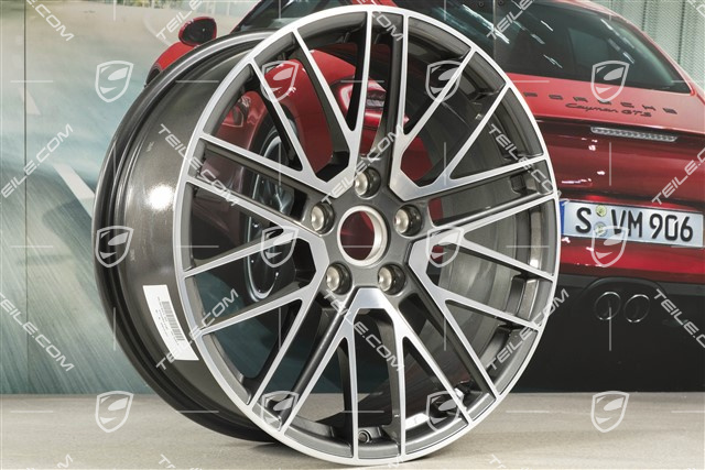 20-inch wheel rim Turbo V, 8,5J x 20 ET40, Titan