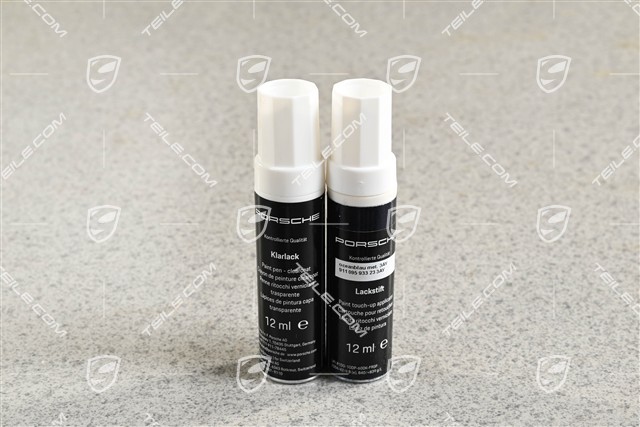 Paint touch-up applicator (base coat, Clear lacquer) Ocean Blue Metallic
