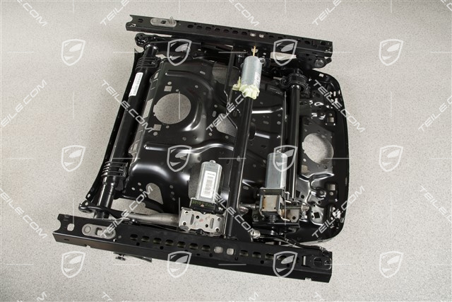 Seat-Cushion Frame / adjuster, electro adjustable, incl. electric motor / engine, L