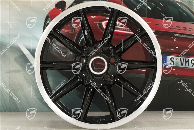 19" Felga "Carrera Sport", 10J x 19 ET42,  czarny wysoki połysk
