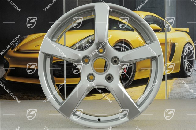 19-inch Cayman S wheel rim set, 8J x 19 ET57 + 10J x 19 ET45