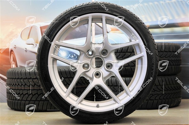 19" Winterräder, Carrera S II, Felgen 8J x 19 ET57 + 11J x 19 ET 51 + NEUE Winterreifen 235/35 R19 + 295/30 R19, RDK-Sensoren 433MHz