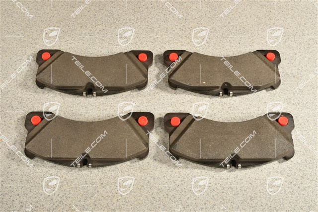 Brake pads, front axle