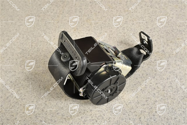 Sicherheitsgurt, hinten, Cabrio/Targa, schwarz, R