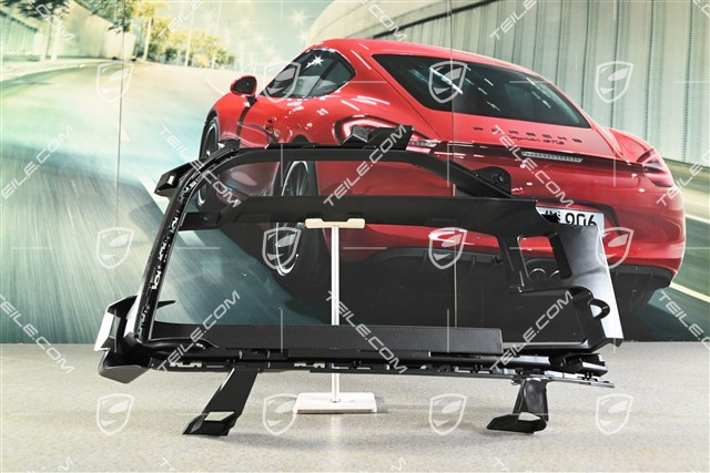 Sport Design, Front bumper, side ventilation grille, Black matte, L