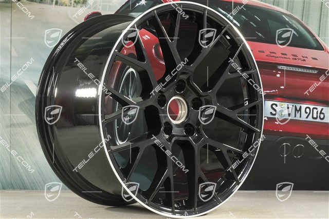 21" Felga RS Spyder, 11,5J x 21 ET67, czarny wysoki połysk