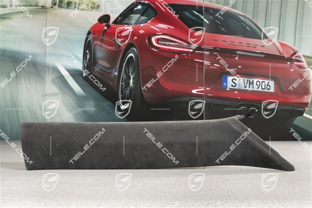 Tapicerka słupka-A, Alcantara, czarna, Coupe, R