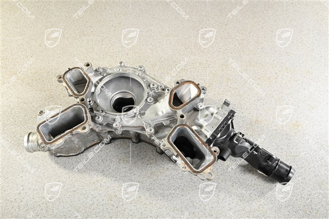 V8 Diesel, Thermostat housing with Thermostat insert