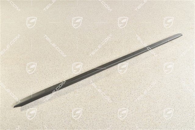 Windshield Water drain strip, A-pillar, black matte, R