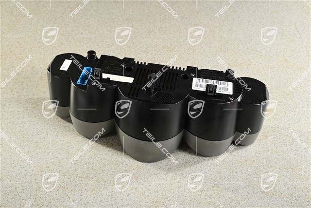 Instrument cluster / Speedometer, PDK transmission, Silver / Volcano grey Dials, USA version