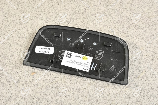 Deckel Ascher, Klavierlackoptik Schwarz