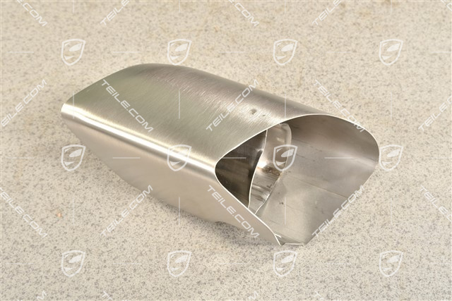 Tailpipe, outer, Panamera Turbo, L