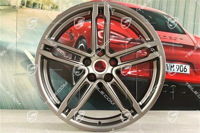 19" Felga, Turbo/Sport Design, 8,5J x 19 ET21, platinum satynowy półmat