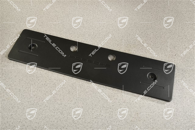 Unterlage / Halter, Kennzeichen, Hinten, Coupe