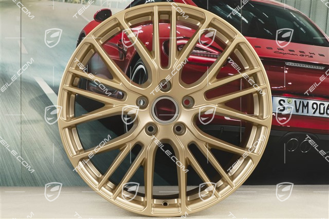 21" Felga Panamera Exclusive Design Sport, 9,5J x 21 ET71, Aurum satynowy półmat