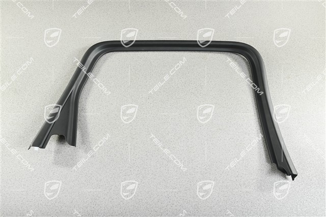 Hintertür, Fensterrahmenverkleidung, Titanschwarz, L